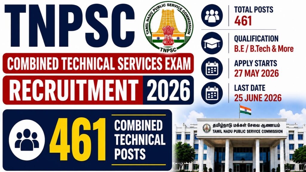 TNPSC Combined Technical Services Examination 2026