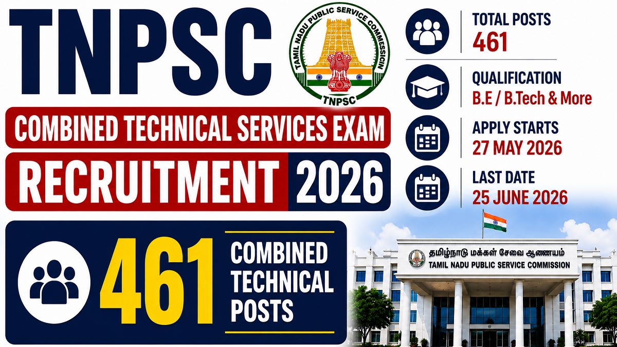 TNPSC Combined Technical Services Examination 2026