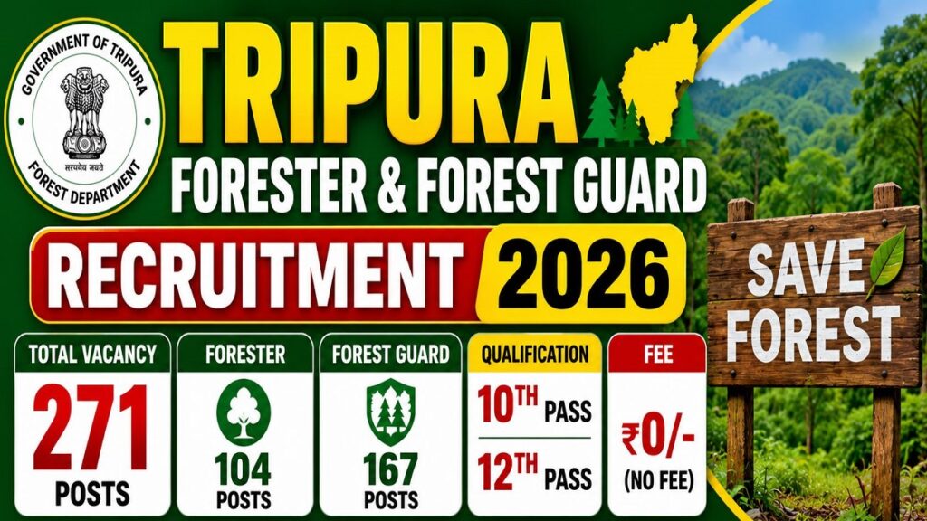Tripura Forest Department Recruitment 2026
