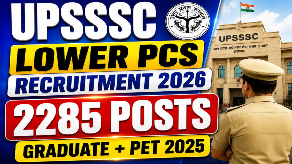 UPSSSC Lower PCS Recruitment 2026