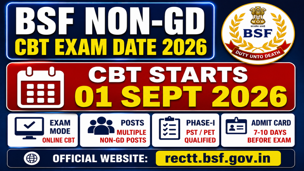 BSF Non GD Posts