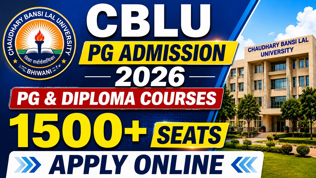CBLU Bhiwani PG Admission 2026