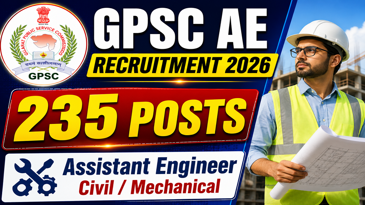 GPSC Assistant Engineer Recruitment 2026