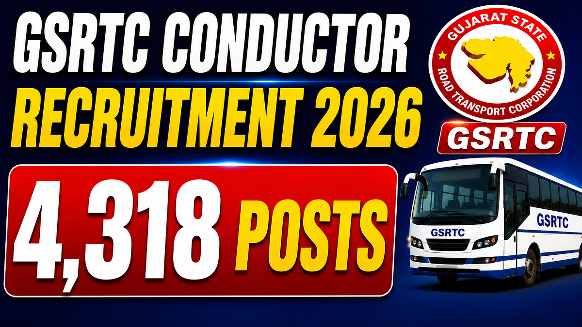 GSRTC Conductor Recruitment 2026