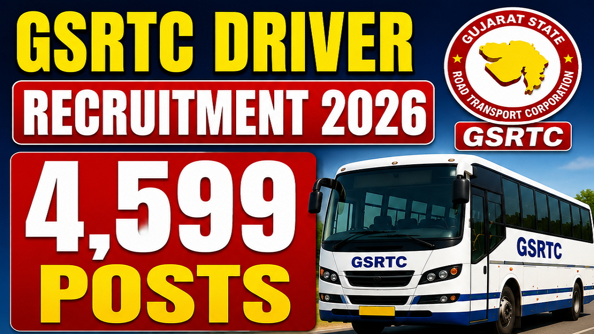 GSRTC Driver Recruitment 2026