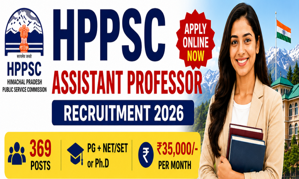 HPPSC Assistant Professor Recruitment 2026