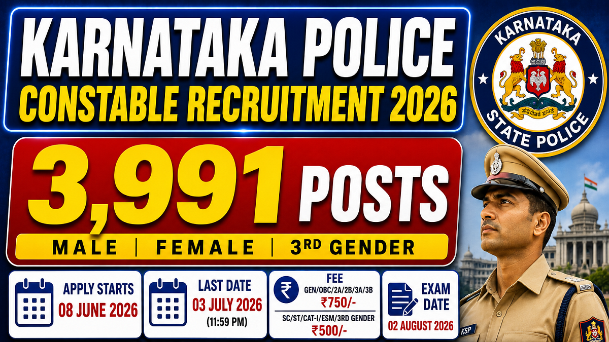 Karnataka Police Constable Recruitment 2026