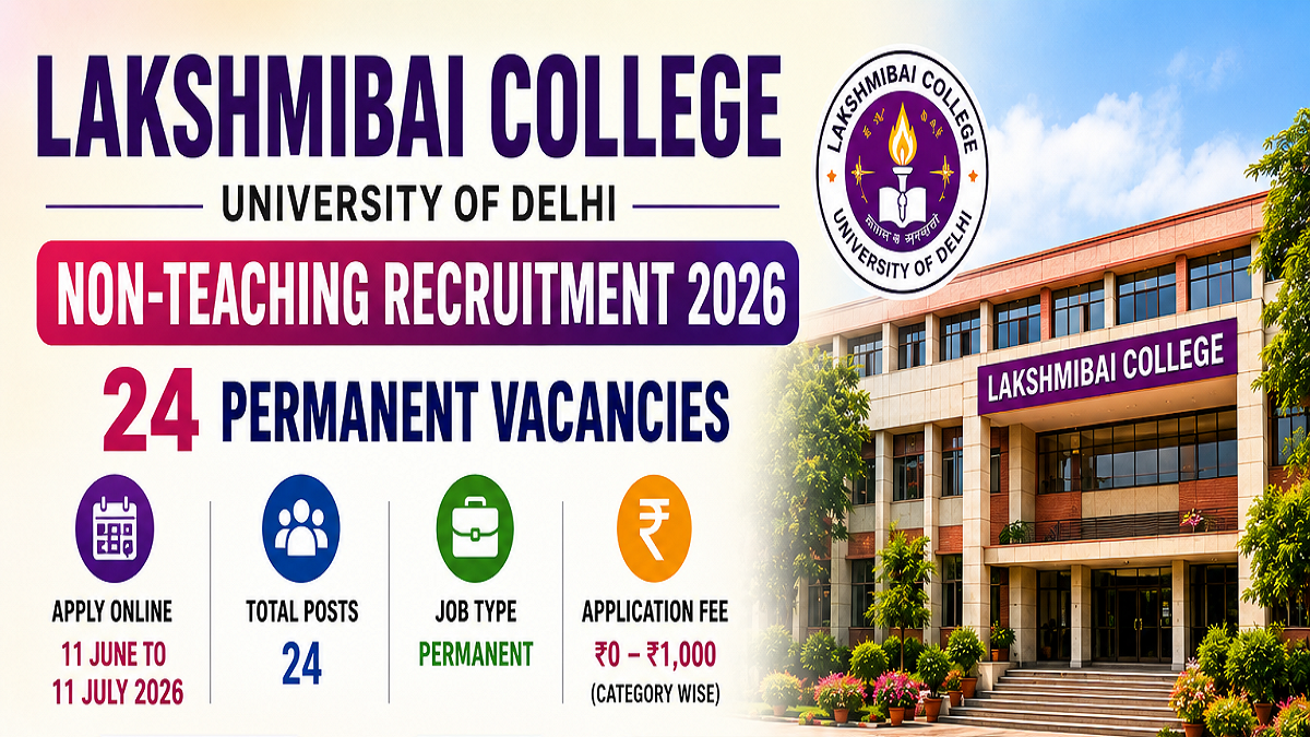 Lakshmibai College Non Teaching Recruitment 2026