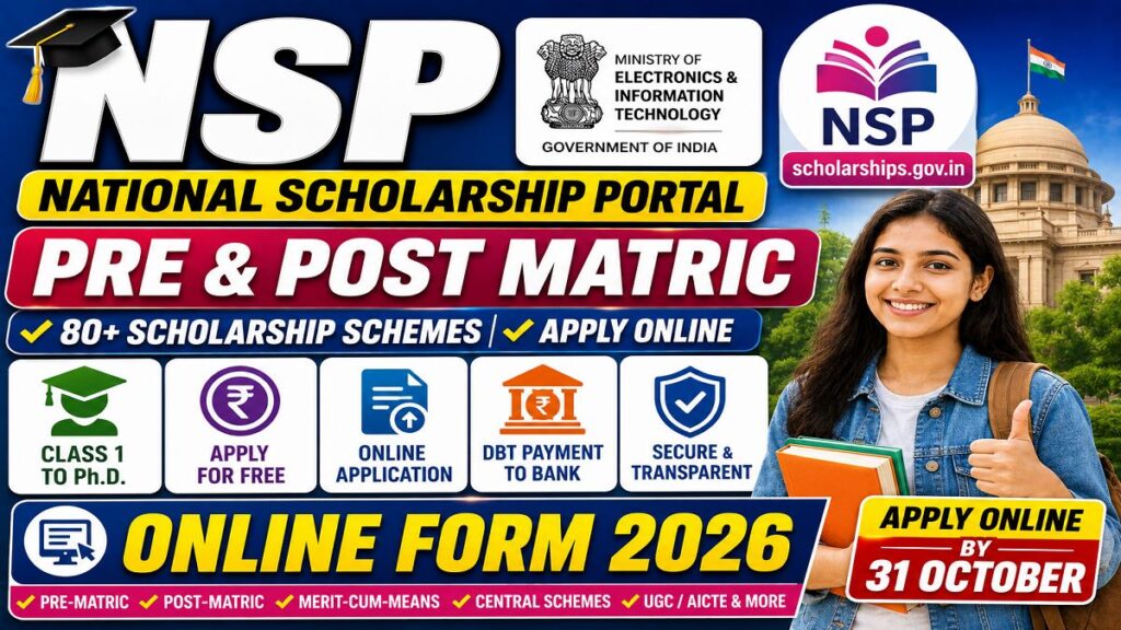 NSP National Scholarship Portal Online Form
