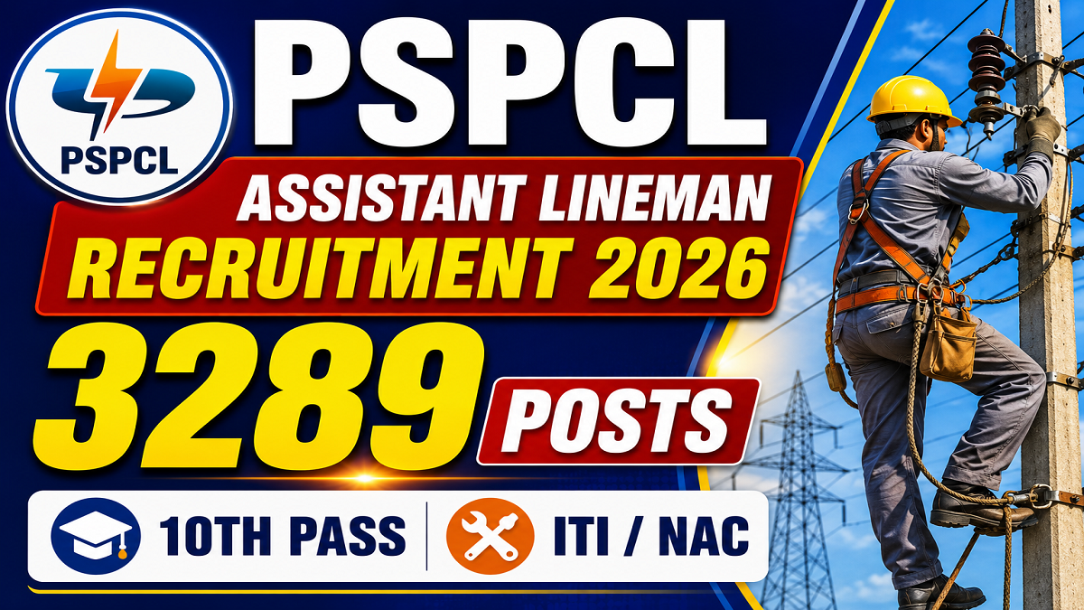 PSPCL Assistant Lineman ALM Recruitment 2026