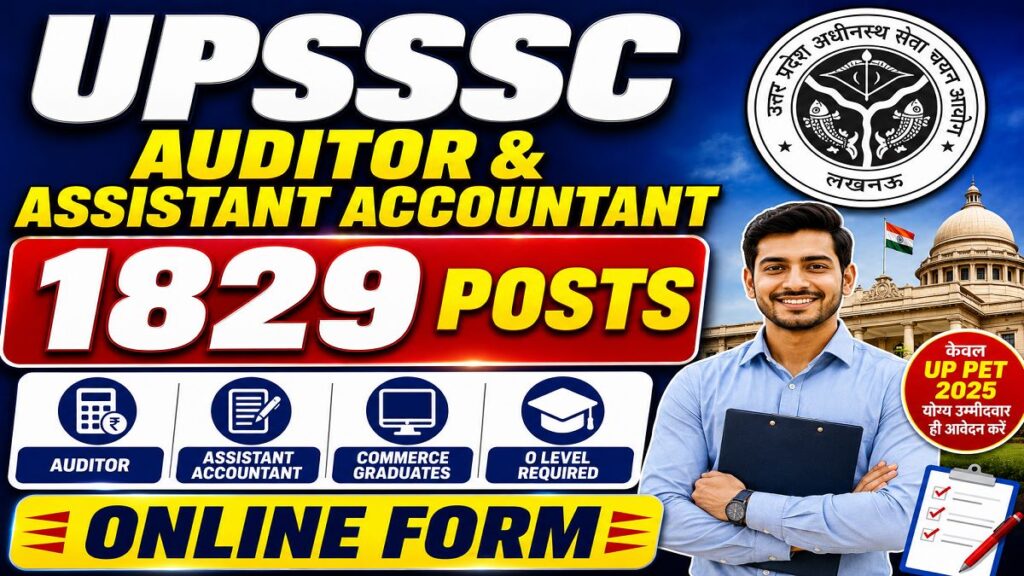 UPSSSC Auditor and Assistant Accountant Recruitment 2026