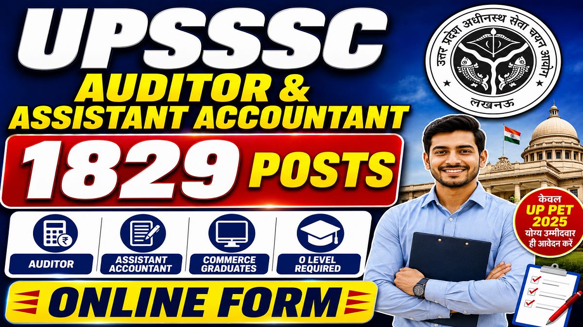 UPSSSC Auditor and Assistant Accountant Recruitment 2026
