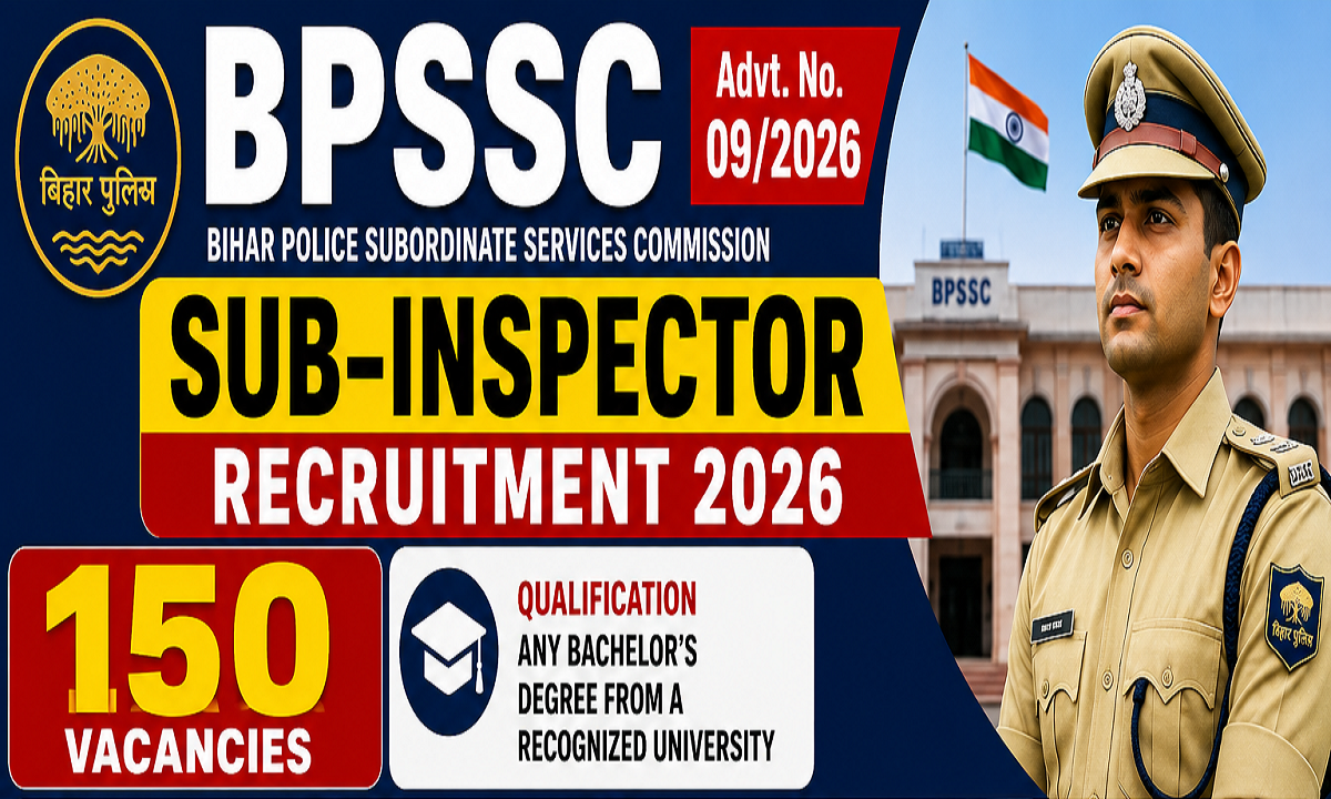BPSSC Sub-Inspector Recruitment 2026 Apply Online