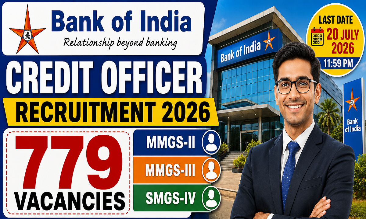 Bank of India Credit Officer Recruitment 2026