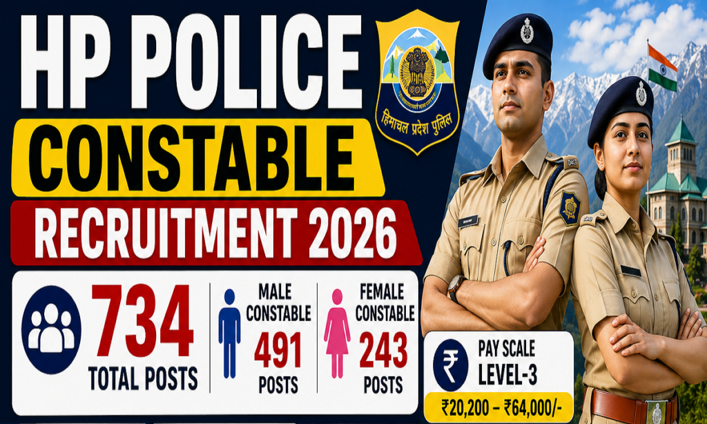 HP Police Constable Recruitment 2026