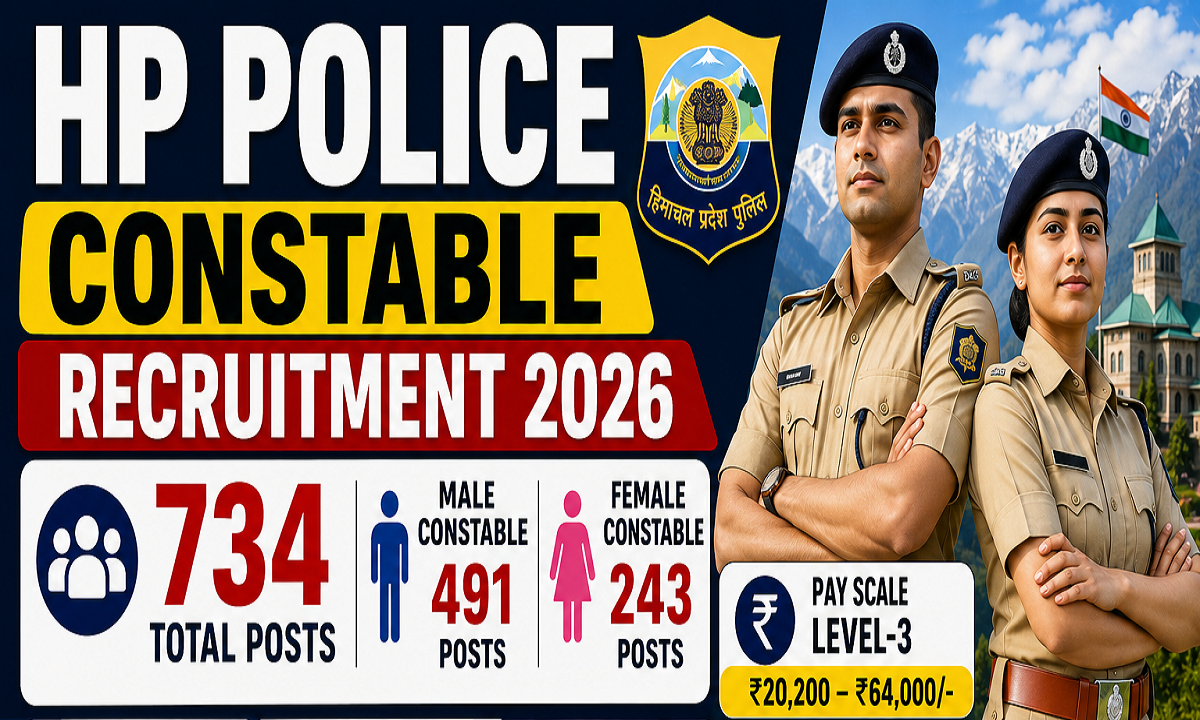 HP Police Constable Recruitment 2026