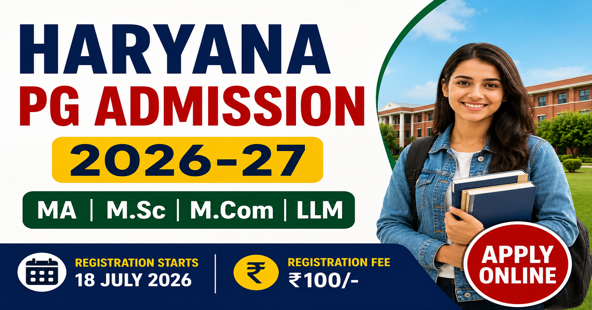 Haryana PG Admission 2026-27