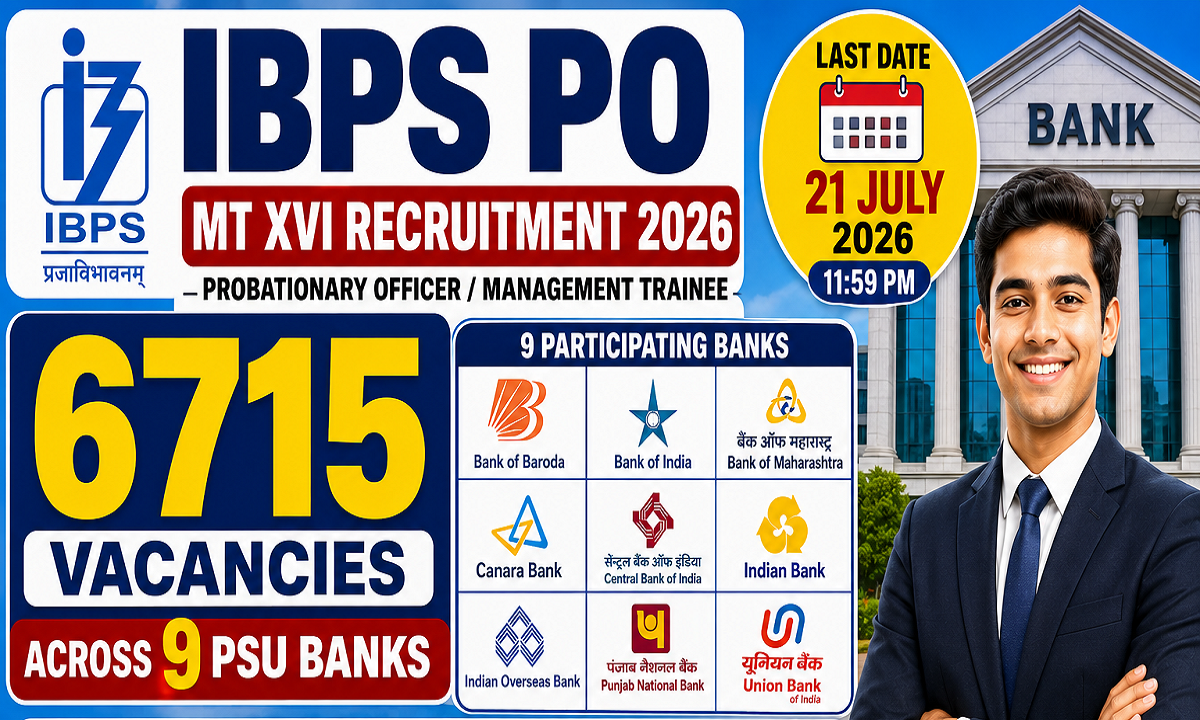 IBPS PO MT XVI Recruitment 2026