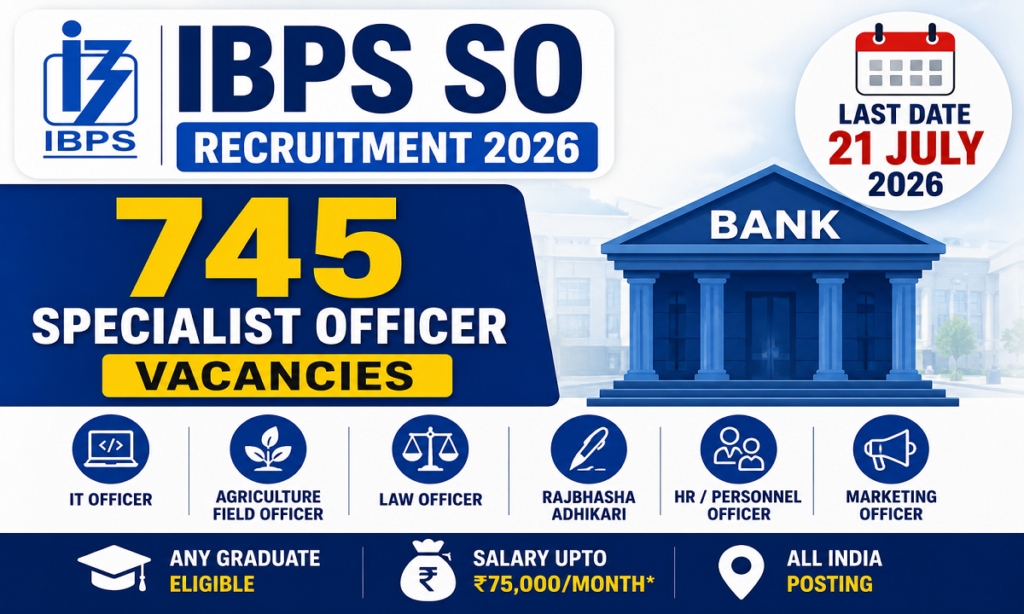 IBPS Specialist Officer Recruitment 2026