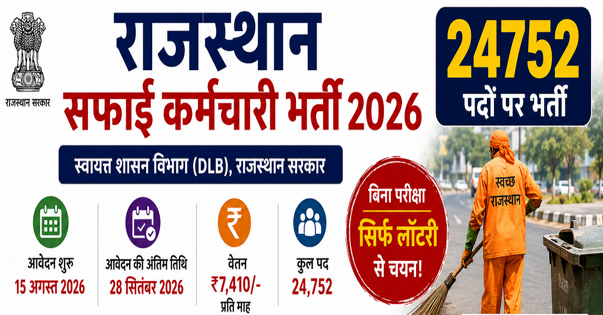 Rajasthan Safai Karmachari Recruitment 2026