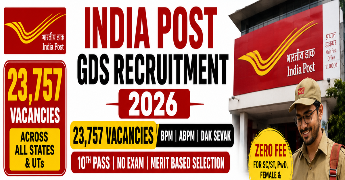 India Post GDS Recruitment 2026